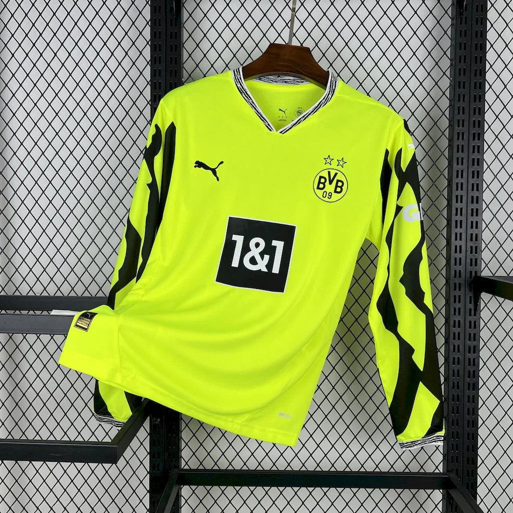 Maillot Dortmund manches longues 2025-26 de Le 12 -ème Maillot, vue de face avec logo et détails de l'équipe.