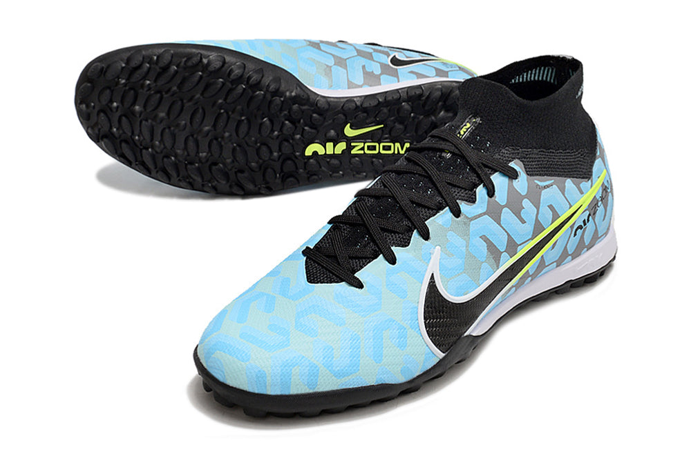 Crampons Mercurial Superfly IX Elite pour football, semelles avec pointes en métal, chaussures de sport de haute performance.