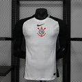 Maillot Corinthien 2025/26 par Le 12 -ème Maillot, vue de face avec motifs bleus et blancs, tissu sport léger et respirant