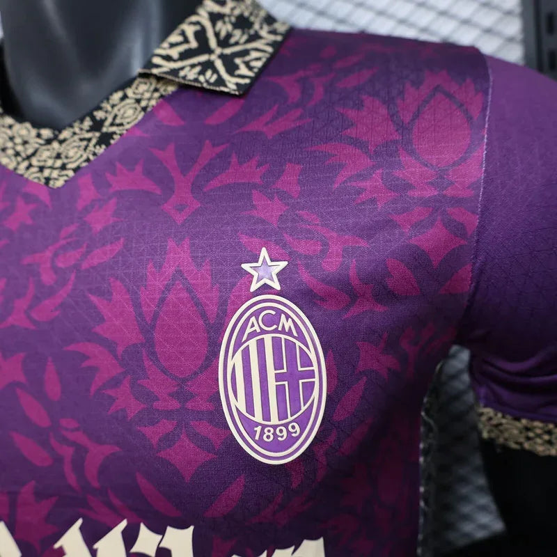 Maillot concept AC Milan 2025-26 de la marque Le 12-ème Maillot, vue de face avec logo et design moderne.