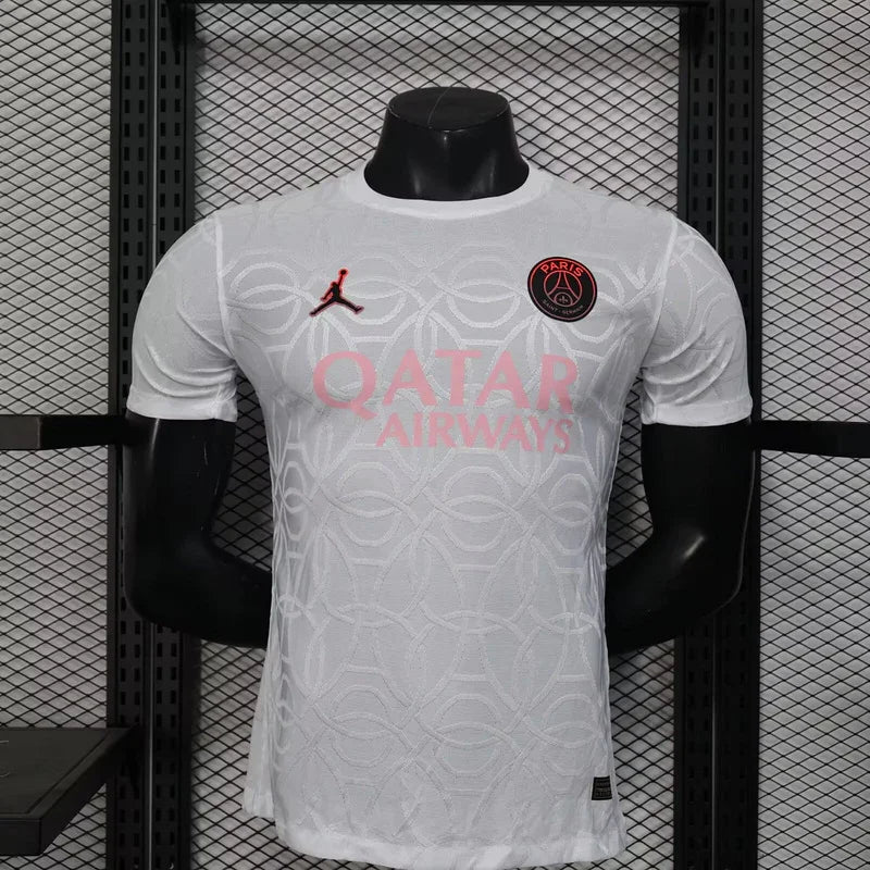 Maillot PSG concept 2025-26 de la marque Le 12-ème, devant du maillot avec logo et design futuriste.