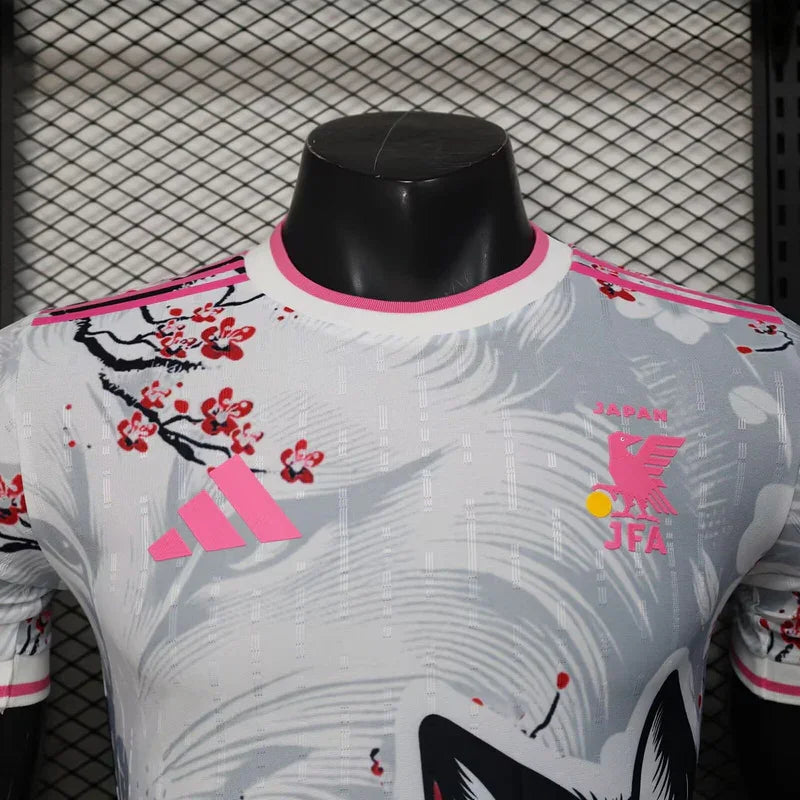 Maillot de football Japon concept 2025-26 de la marque Le 12 -ème Maillot, vue de face avec détails du design.