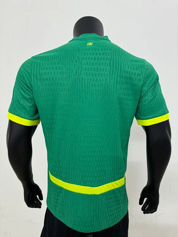 Maillot extérieur du Sénégal CAN 2025-26, jersey de football de marque Le 12-ème Maillot, avec drapeau et logos officiels.