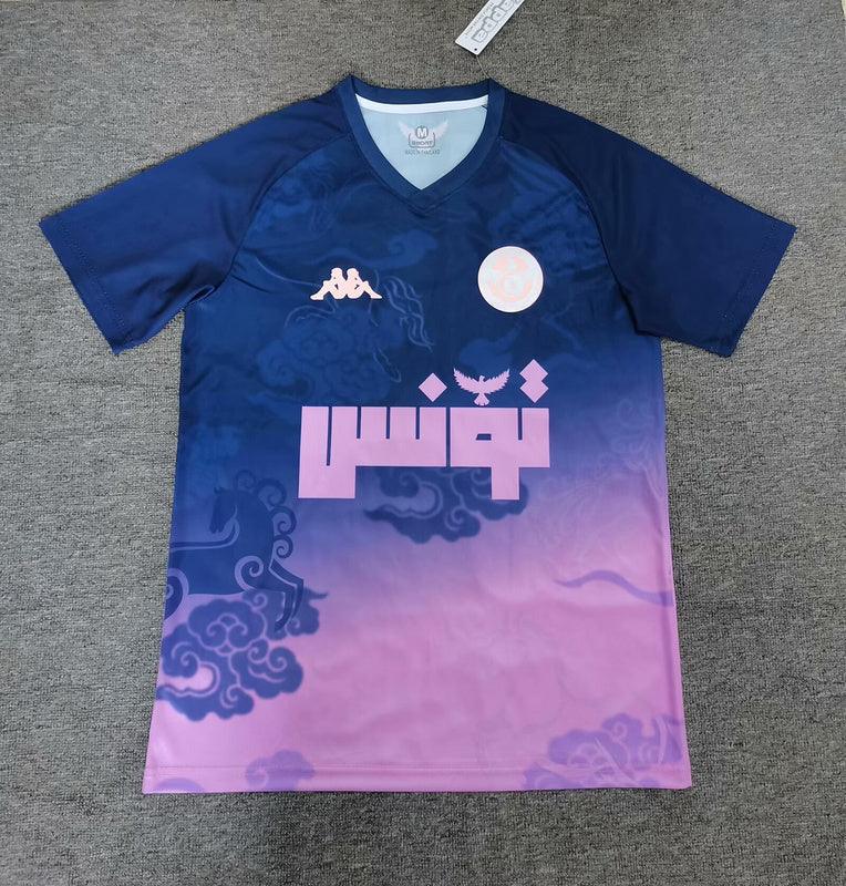 Maillot de football Tunisie 2025 par Le 12 – Maillot concept avec design moderne et couleurs nationales.