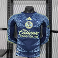 Maillot manches longues de l'équipe América 2025-26 par Le 12 -ème, avec logo et détails en bleu et blanc.