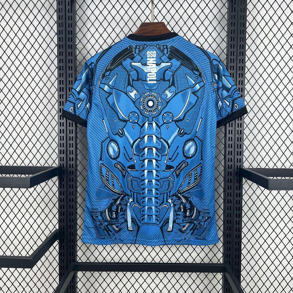 Maillot Napoli concept 2025-26 de Le 12 -ème Maillot, vue de face avec logo et design moderne.