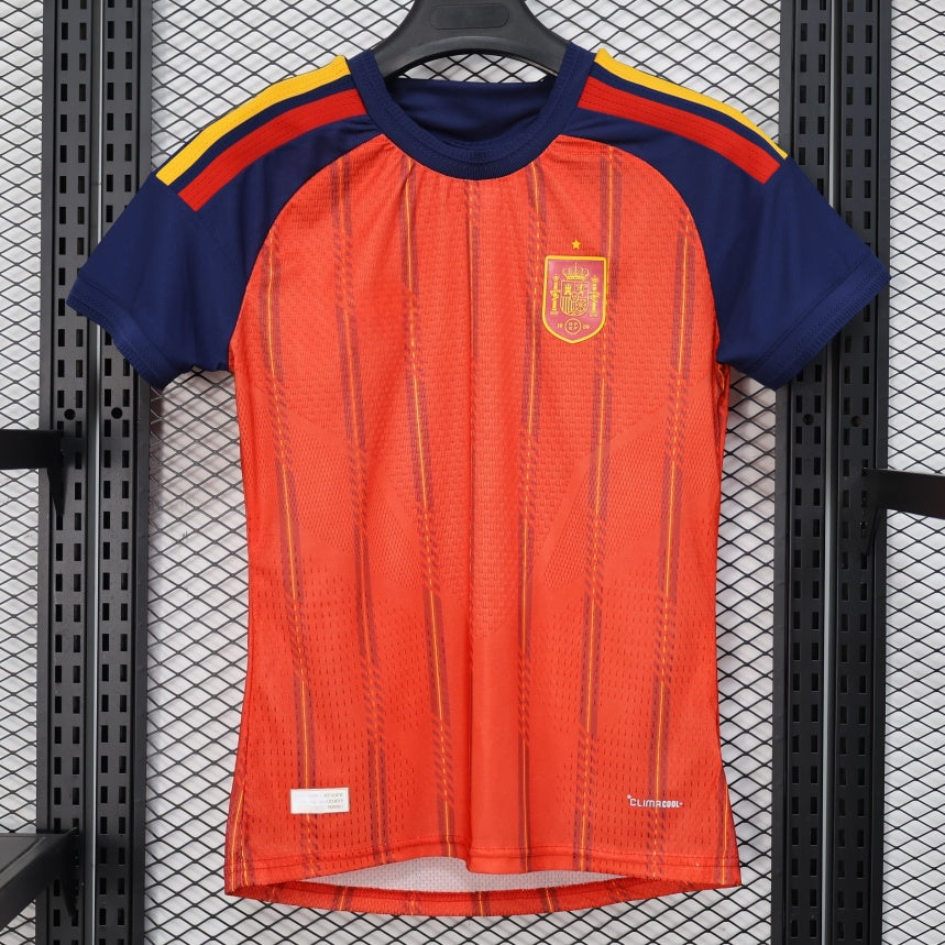 Maillot domicile Espagne femme, maillot de football Le 12-ème Maillot, maillot 25/26 avec logo national et design officiel