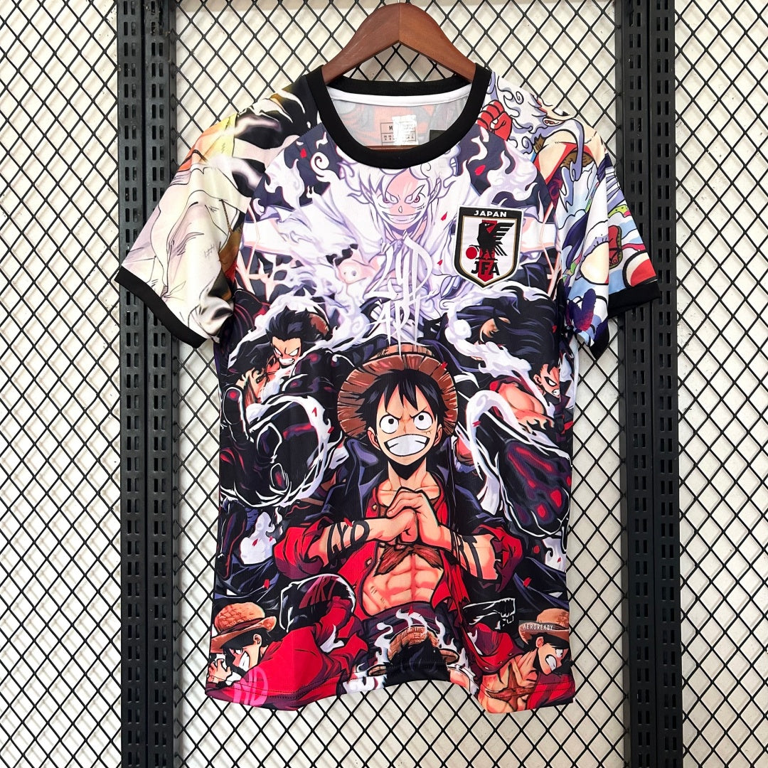 Maillot 24/25 Japon anime style W, marque Le 12 -ème Maillot, détail coloré avec motifs inspirés de l'anime japonais.
