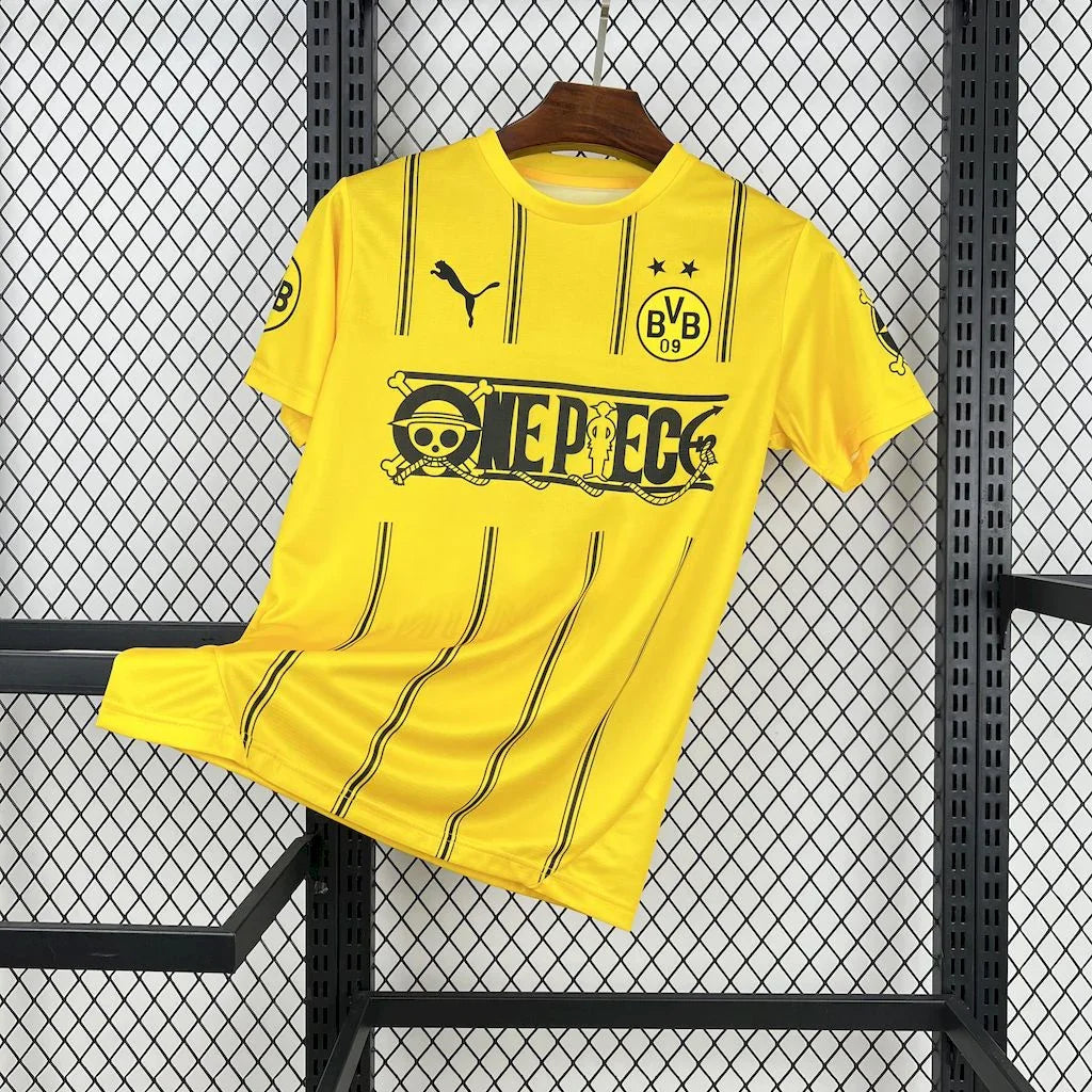 Maillot Dortmund concept 2025-26 de Le 12 -ème Maillot, vue de face avec logo et design moderne en bleu et jaune.