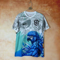 Maillot 25/26 Brésil Le 12 -ème Maillot, maillot de football avec logo et couleurs du Brésil, vue front et détails du tissu