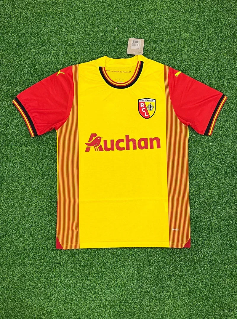 Maillot domicile Le 12 -ème Maillot Lens saison 2023-2024, maillot de football avec logo et design officiel, vue de face.