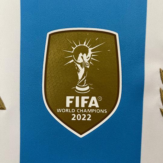 Maillot de football domicile de l'Argentine 2024-2025, marque Le 12-ème Maillot, devant avec logo et détails du maillot officiel.