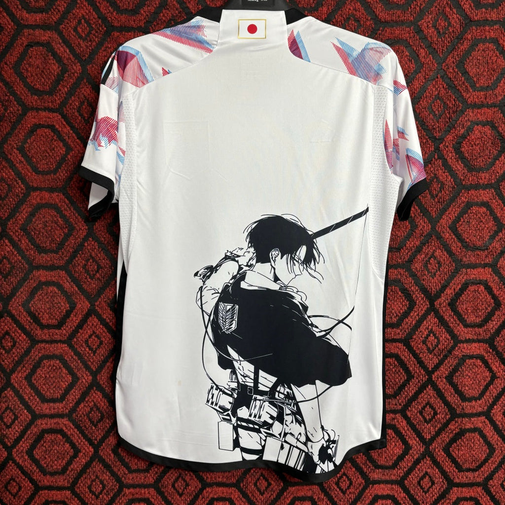Maillot de football Le 12 -ème Maillot pour garçon 25/26 ans, design japonais, tissu léger, détails colorés.