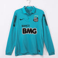 Maillot de football Santos 2011/2012 third rétro manches longues, marque Le 12, logo et design vintage visibles.