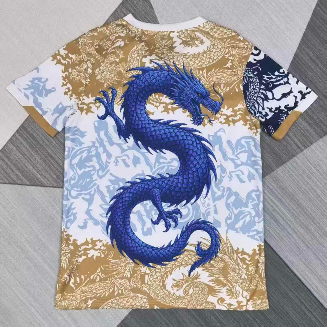 Maillot de football 25/26 Porto Spécial Dragon de la marque Le 12-ème Maillot, vue de face, détails du design et couleurs.