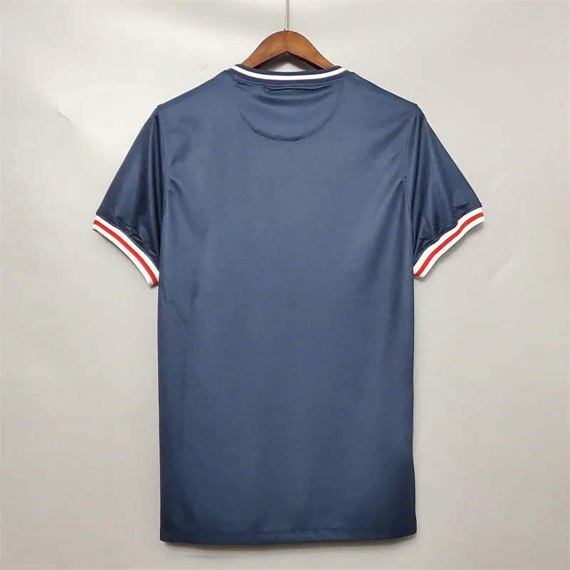 Maillot PSG 2020-21 Le 12-ème Maillot, maillot de football avec logo du PSG et design officiel, vue de face