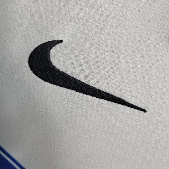Maillot rétro de l'Inter Milan 2009-2010, maillot de football Le 12-ème Maillot, en tissu bleu avec logo et détails blancs
