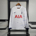 Maillot Tottenham Manches longues 2023-24, jersey de football officiel Le 12 -ème Maillot, vue de face avec logo et détails.