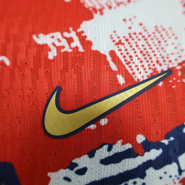 Maillot Paris foot concept 2024-2025 de Le 12-ème Maillot, vue de face, design moderne avec logo et motifs sportifs.