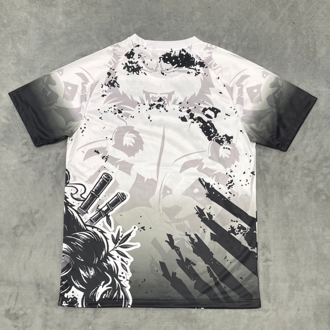 Maillot 25/26 Japan anime spécial Le 12 -ème Maillot, maillot sportif avec design japonais, vue de face avec logo et détails colorés