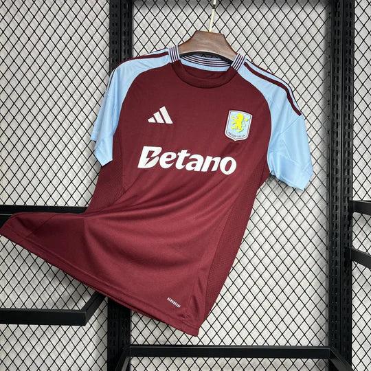 Maillot domicile Aston Villa 2024-2025 Le 12-ème Maillot, maillot de football avec logo et design officiel Aston Villa.