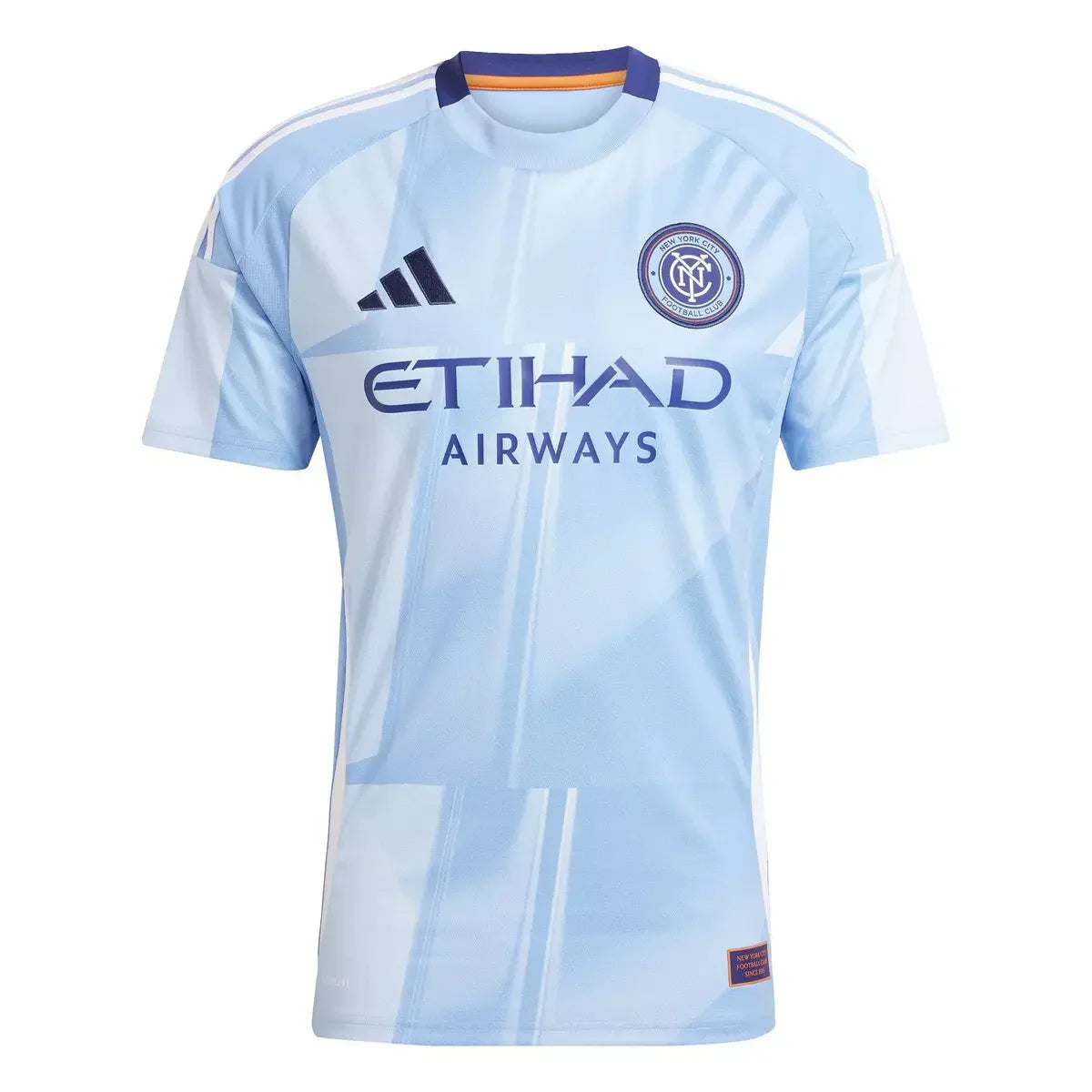 Maillot domicile de football Le 12 -ème Maillot New York City 2025/2026, maillot bleu avec logo de l'équipe.
