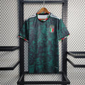 Maillot de football Italie 2024/2025 Le 12, maillot vert avec logo et détails de l'équipe sur le devant.