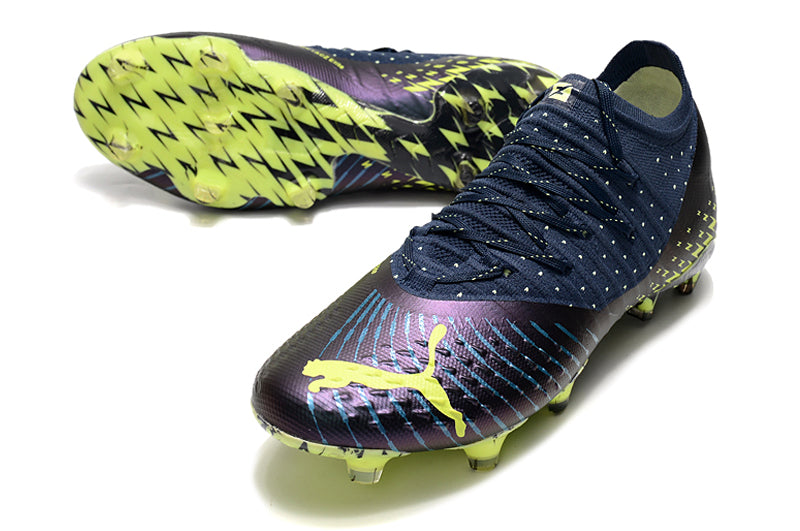 Crampons Future Z 1.3 Teazer FG de Le 12 -ème Maillot, pointes en acier, design pour football en extérieur, vue de face