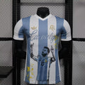 Maillot de football Argentine concept 2025-26 de la marque Le 12 -ème Maillot, vue de face avec design moderne et couleurs nationales