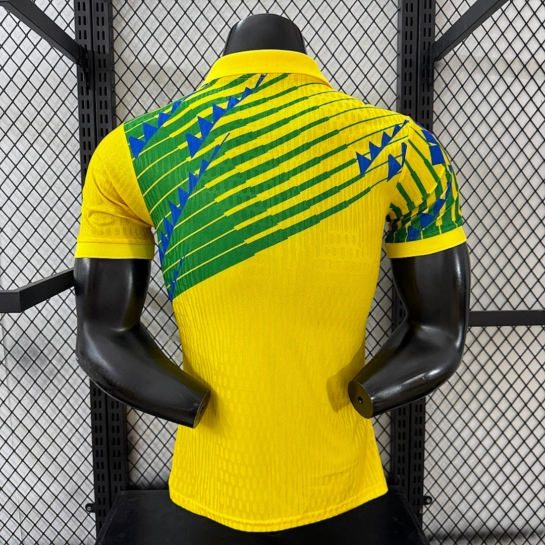 Maillot de football Brésil Concept 2026 de Le 12 -ème Maillot, vue de face avec design coloré et logo officiel.