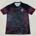 Maillot de football Brésil 25/26 en noir et rouge, version spéciale, de la marque Le 12 -ème Maillot.