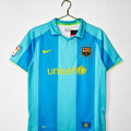 Maillot extérieur rétro du FC Barcelone 2007-2008, marque Le 12, vue de face avec logo et détails du maillot.