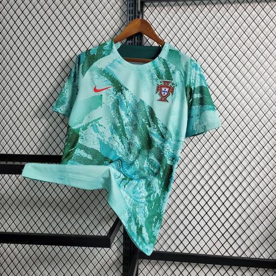Maillot Portugal entraînement 2023-2024 Le 12 -ème Maillot, vue de face avec logo et détails de la tenue sportive.