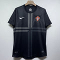 Maillot rétro Portugal 2012 extérieur de football, bleu avec logo et détails blancs, de la marque Le 12 -ème Maillot.