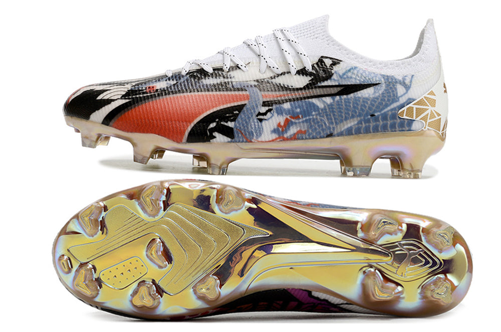 Crampons Ultra Ultimate FG de Le 12 -ème Maillot, fixation robuste pour chaussures de football, avec pointes en acier pour meilleure traction.
