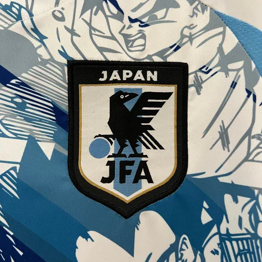 Maillot Japon Concept DBZ 2024 Le 12-ème Maillot, maillot de sport avec design inspiré de Dragon Ball Z, visible sur fond blanc.