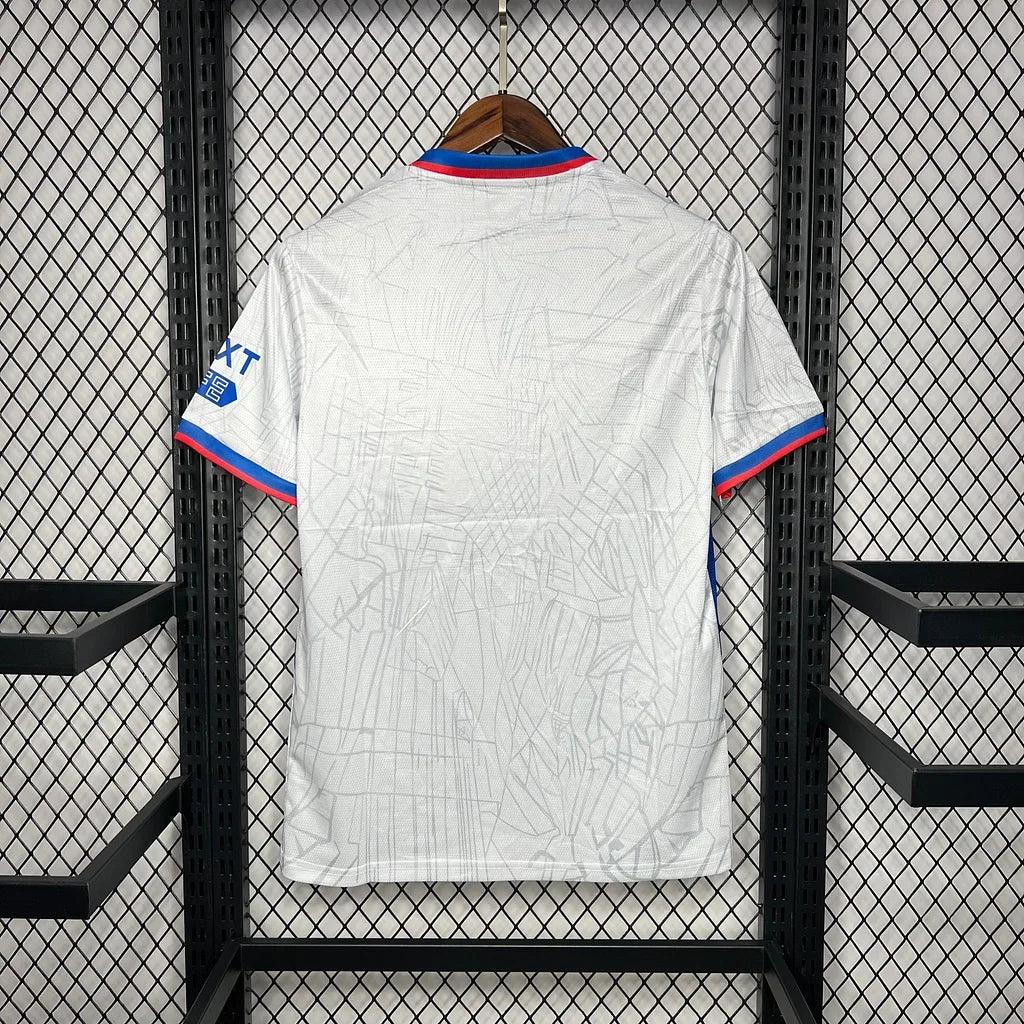 Maillot de football Rangers 2024-2025 Le 12 -ème Maillot, vue de face avec design bleu et blanc, logo de l'équipe visible