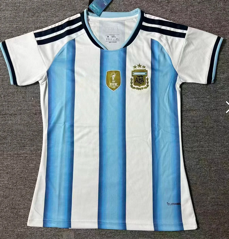 Maillot domicile femme Argentine 25/26 Le 12 -ème Maillot, maillot de football avec logo de l'équipe nationale.
