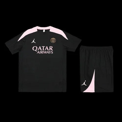 Ensemble PSG Le 12 -ème Maillot avec logo et détails du maillot de football, vue de face, sur fond blanc