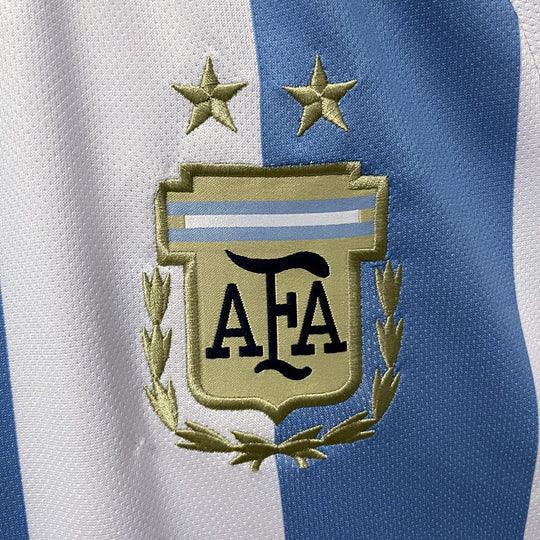 Maillot domicile de l'Argentine 2022/23 Le 12 -ème Maillot, maillot de football avec couleurs traditionnelles argentines et logo officiel