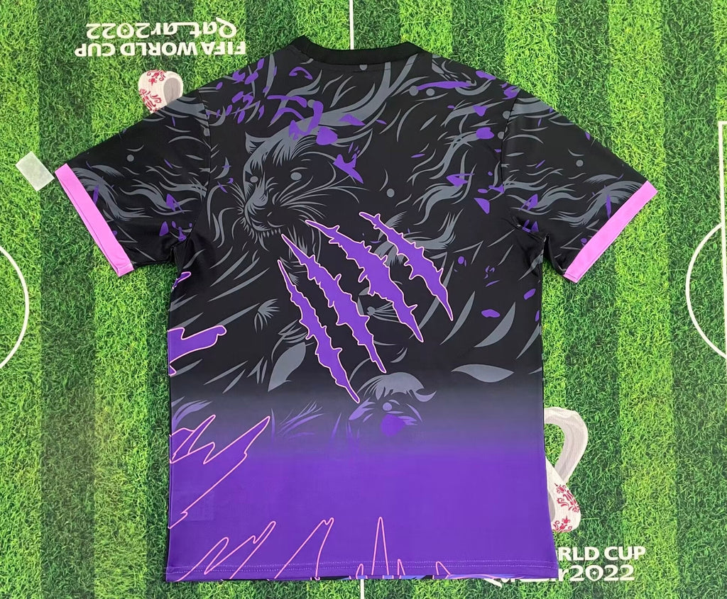 Maillot de football Brésil 25/26 violet Le 12 -ème Maillot, design spécial pour la taille 25/26, vue de face.