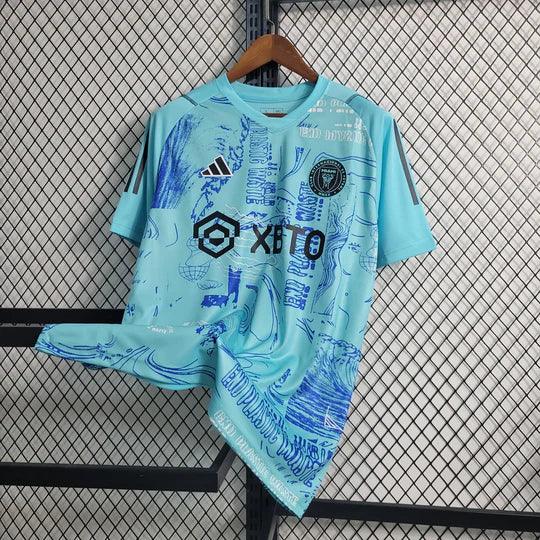 Maillot Inter Miami saison 2023-2024 édition spéciale, Le 12, maillot de football avec logo et design unique.