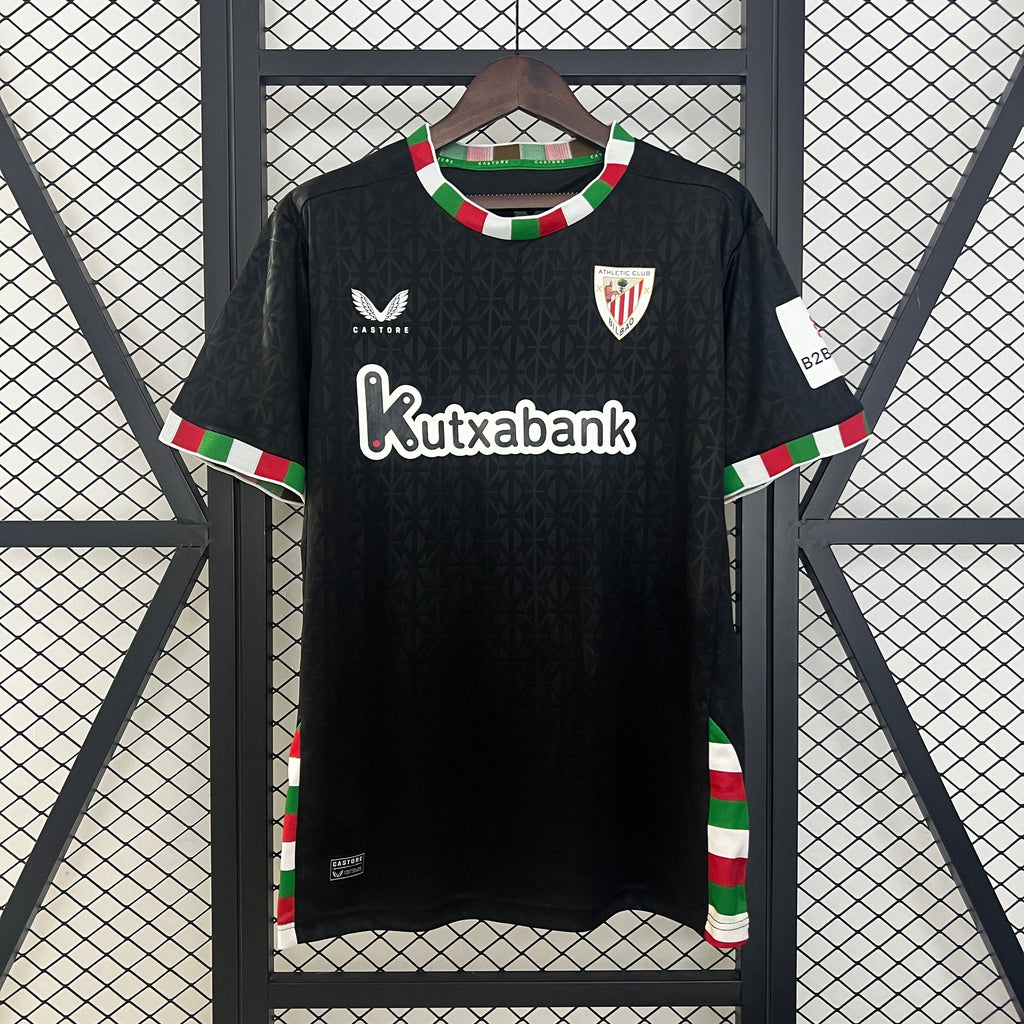 Maillot de football Athletic Bilbao quatrième kit 2025/26, marque Le 12 -ème Maillot, vue de face avec logo et motifs sportifs