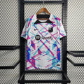 Maillot d'entraînement FC Barcelone saison 2023-2024, édition Le 12, jersey de sport bleu avec logo du club.
