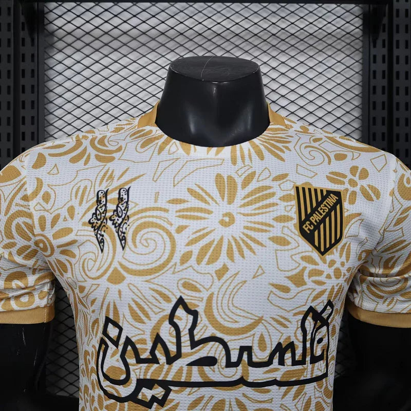 Maillot de football Palestine concept 2025-26, modèle de Le 12 -ème Maillot, vue frontale avec design moderne et logo.