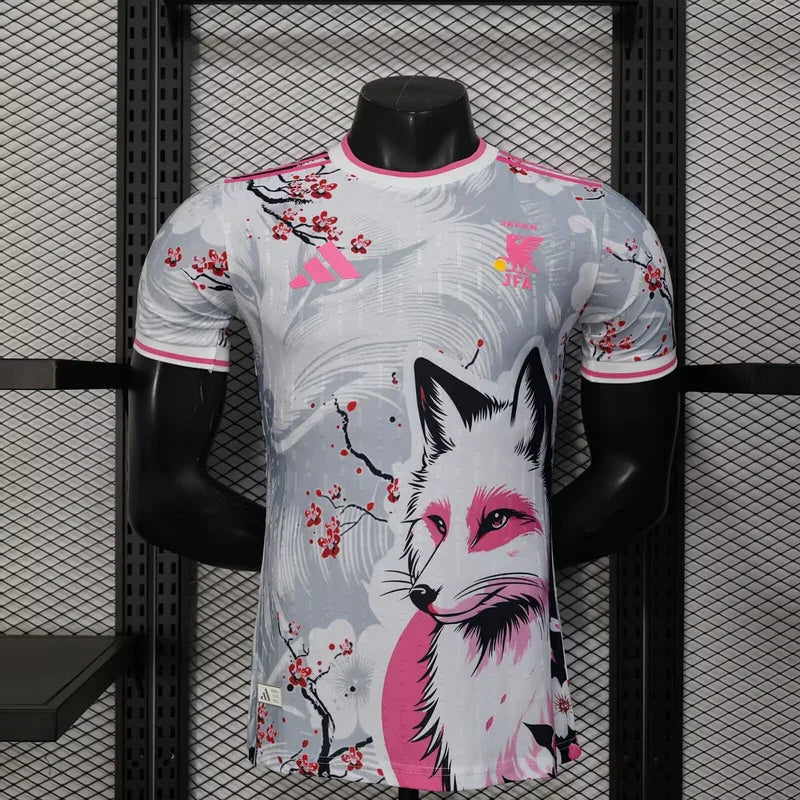 Maillot de football Japon concept 2025-26 de la marque Le 12-ème, vue de face avec design moderne et logo visible.