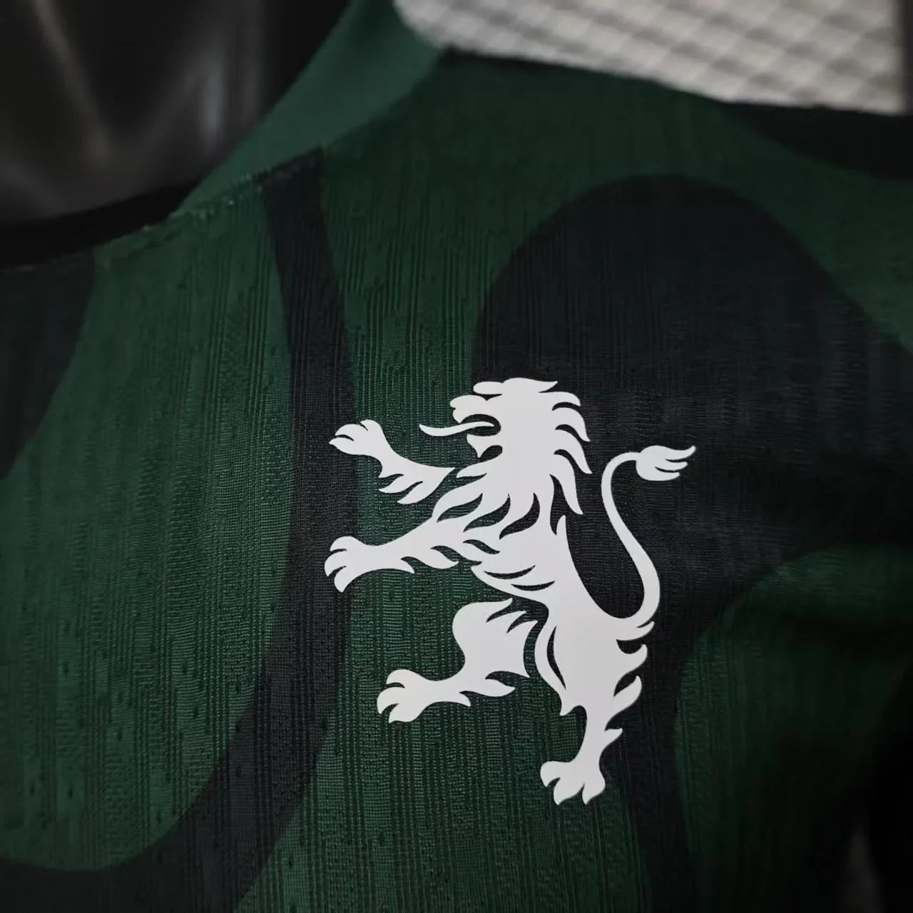 Maillot sportif Le 12 -ème Maillot 2025-26, élégant avec détails colorés, porté par un mannequin.