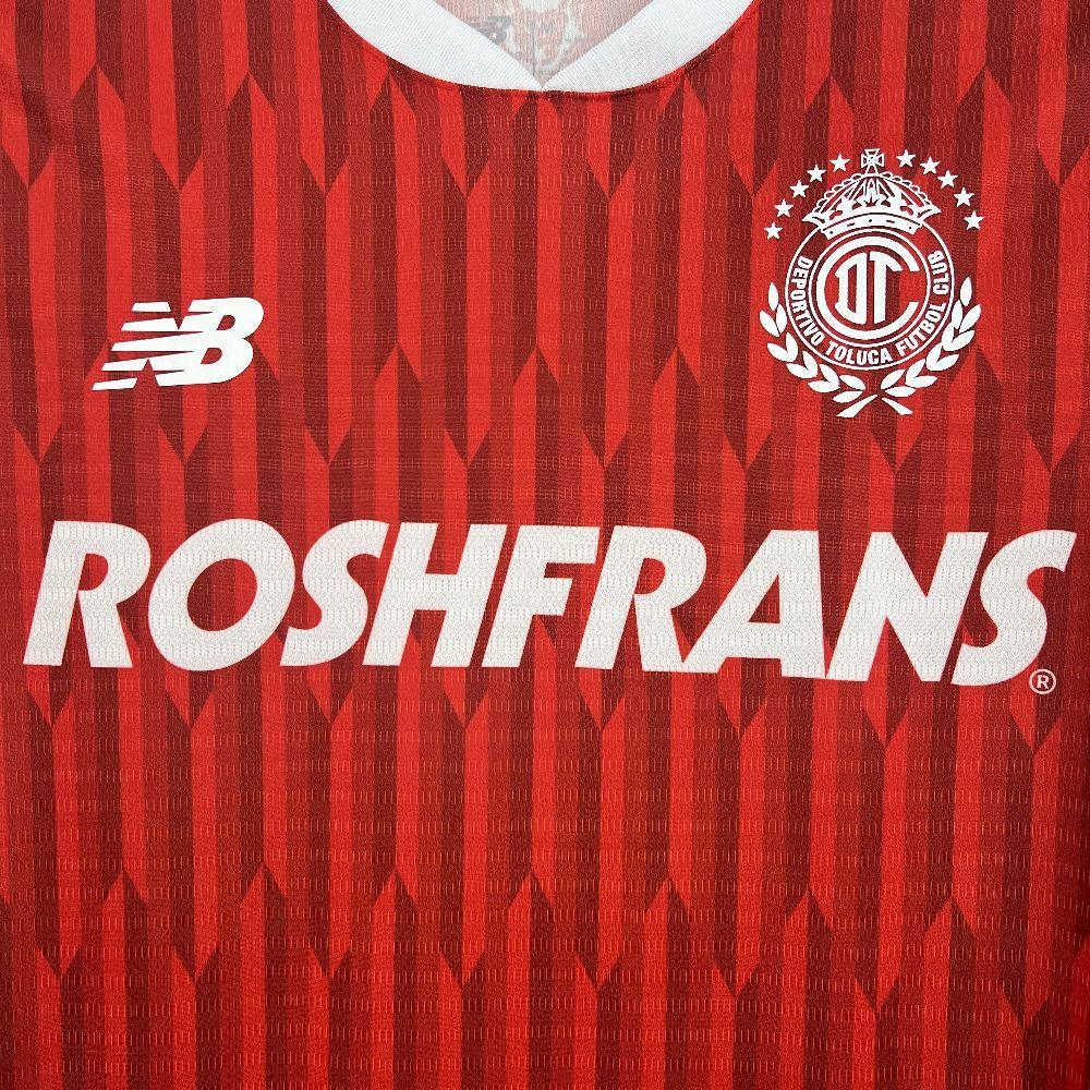 Maillot de football Toluca 2025-26 Le 12 -ème Maillot, maillot officiel de l'équipe avec logo et design moderne.