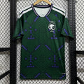 Maillot domicile de football Saudi Arabia Le 12 -ème Maillot, maillot vert avec logo et détails officiels, taille 25/26