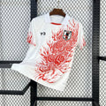 Maillot de football Japon 2025-26, marque Le 12 -ème Maillot, en tissu bleu avec motifs traditionnels japonais.